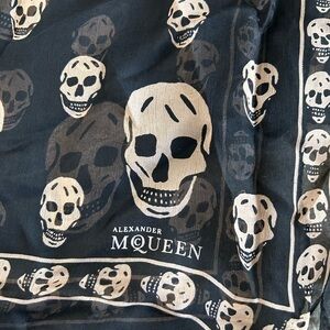 Alexander McQueen Skull Silk Scarf